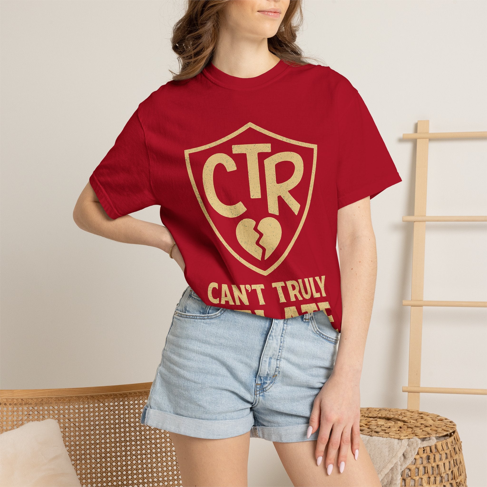 "CTR: Can't Truly Relate" Unisex Garment-Dyed T-shirt