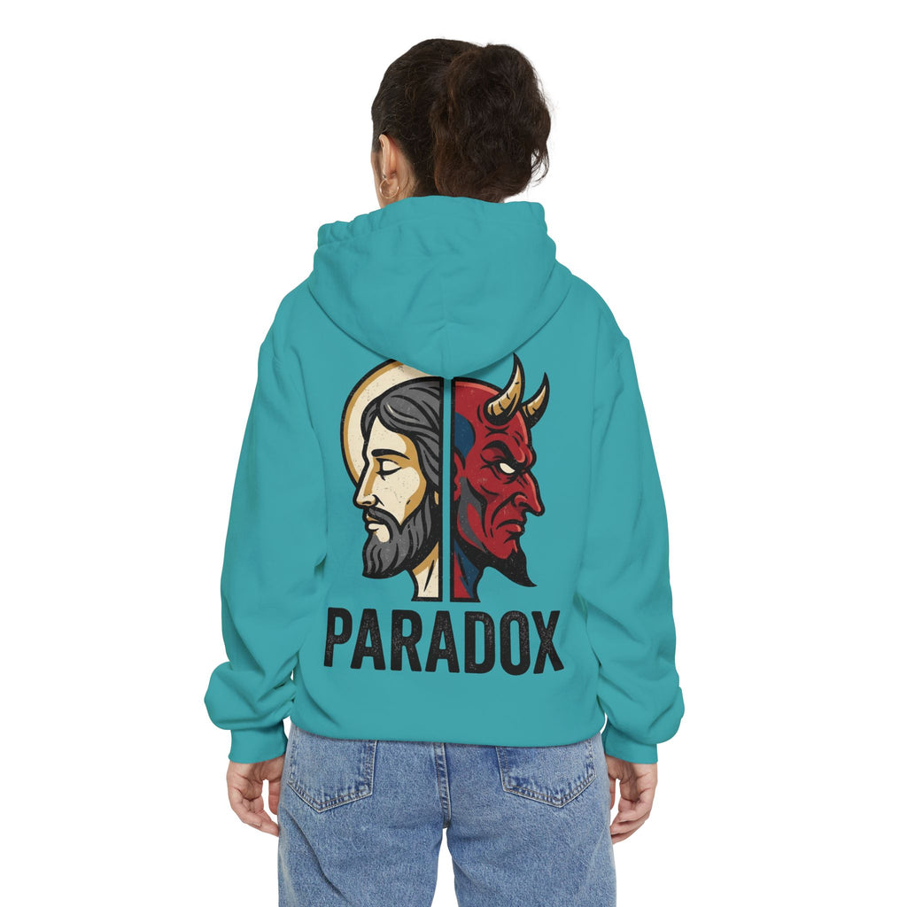 "Paradox" Garment-Dyed Hoodie