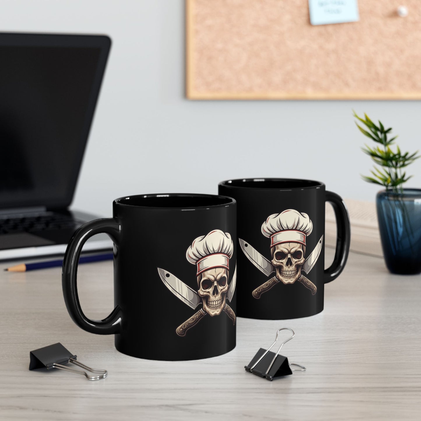 "Hell's Kitchen Literally" Black Ceramic Mug — Graphic