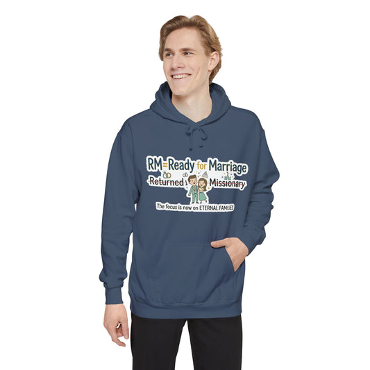 RM: Ready for Marriage (Probably Not) | Garment-Dyed Hoodie — AttitudeShirts