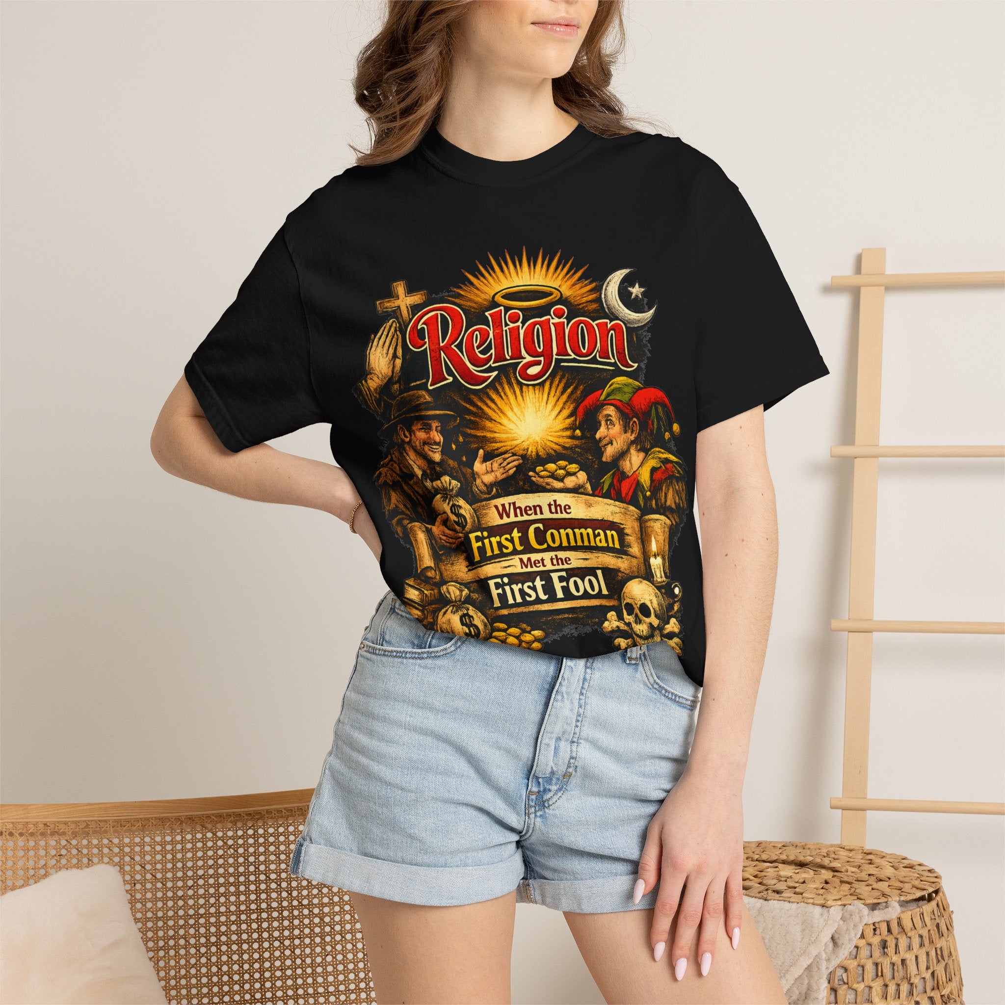 "The Original Transaction" Unisex Garment-Dyed T-shirt