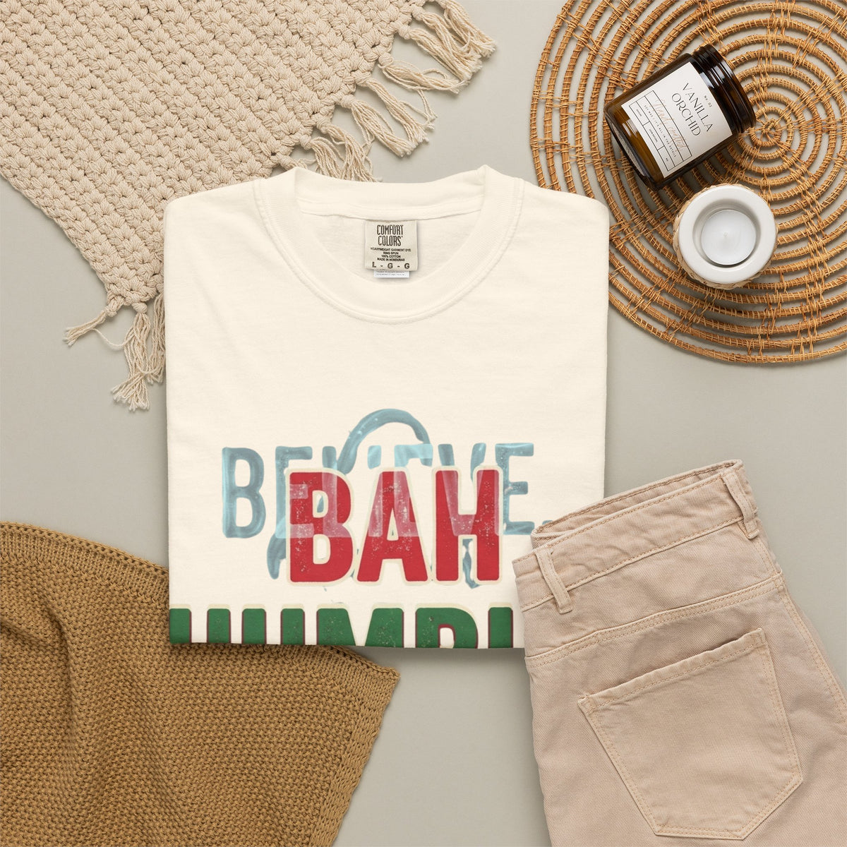 "Bah Humburg" Unisex Garment-Dyed Tee
