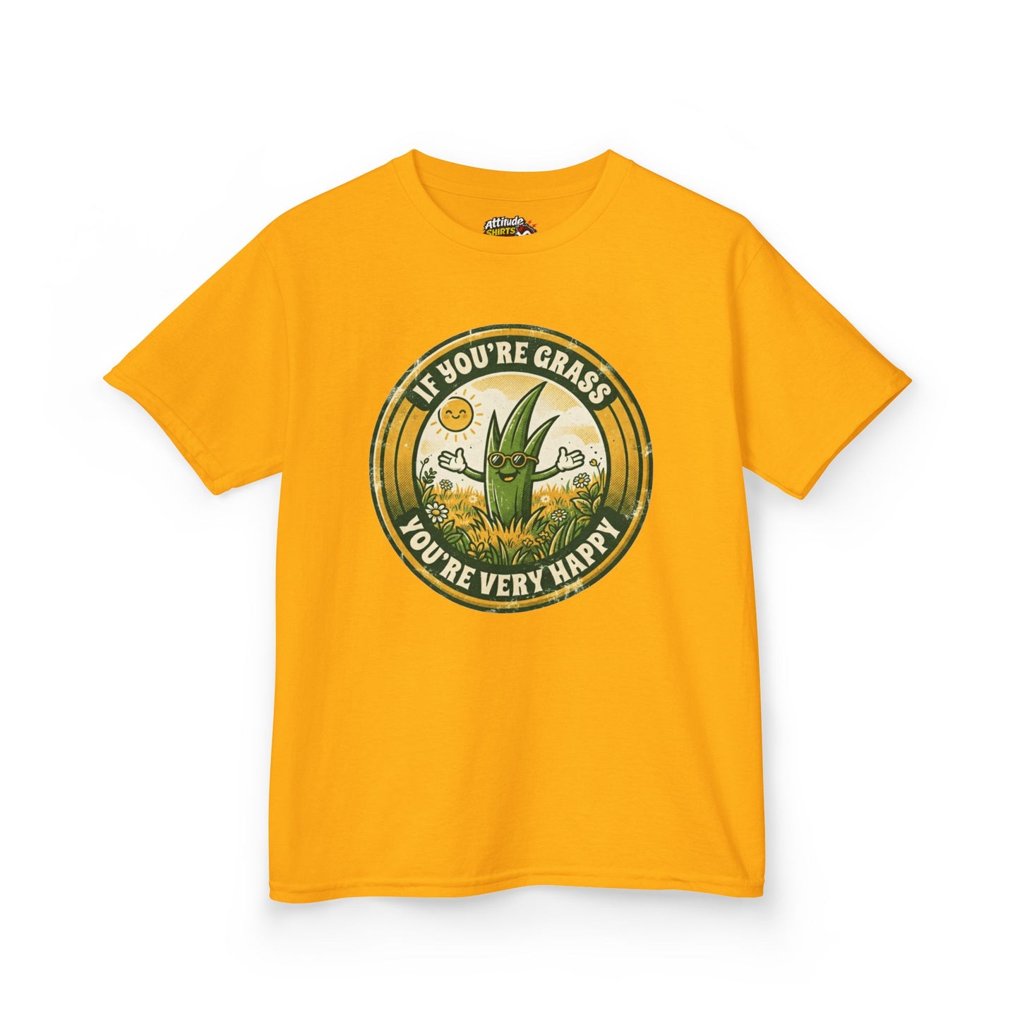 "If You're Grass You're Very Happy" Kids Tee