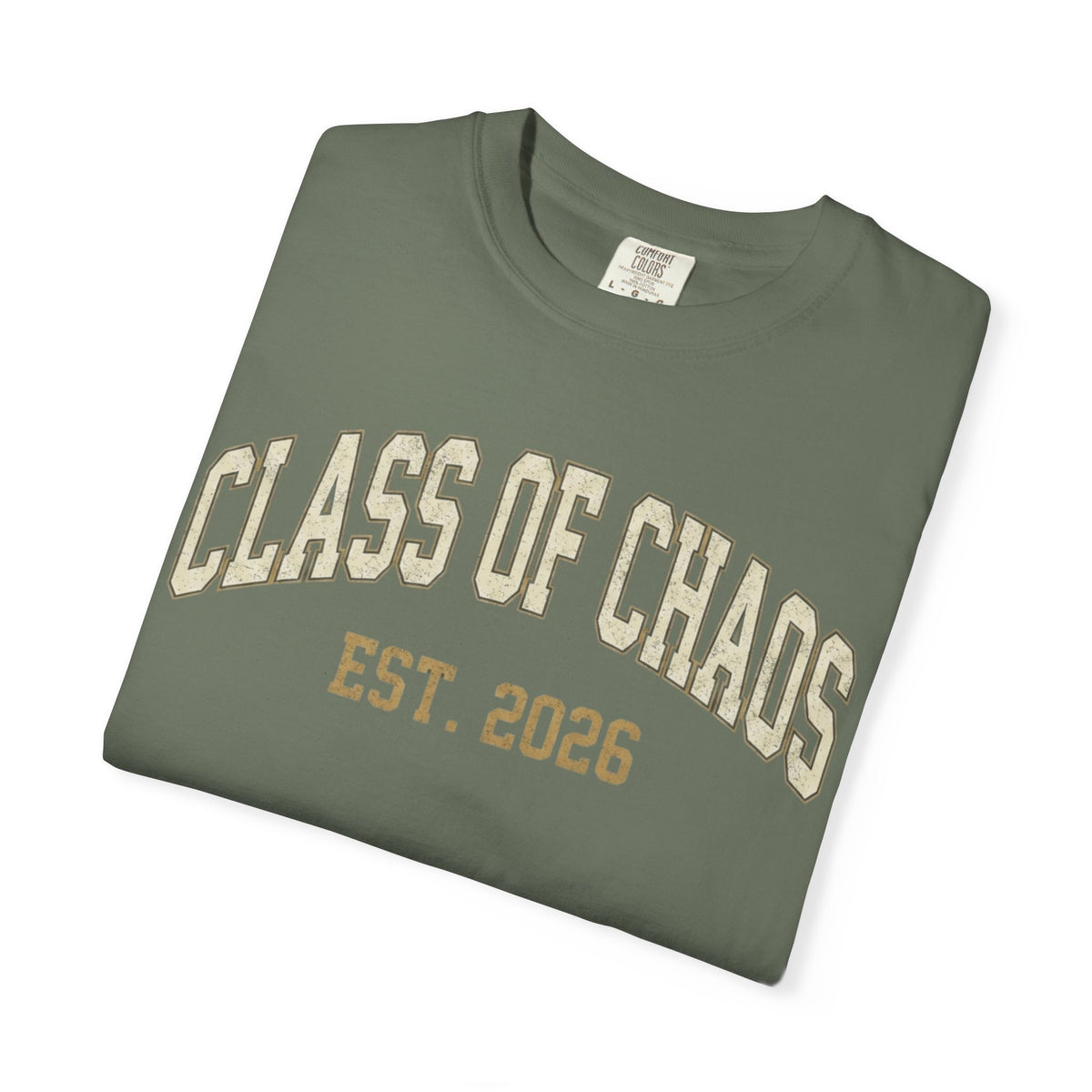 "Class of Chaos" Unisex Garment-Dyed Tee