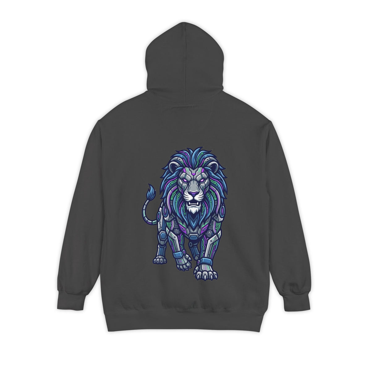Color: Pepper | Cyber Lion Garment-Dyed Hoodie