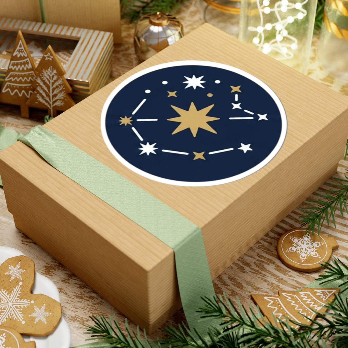 "Constellation Map (Dark Sky)" Sticker