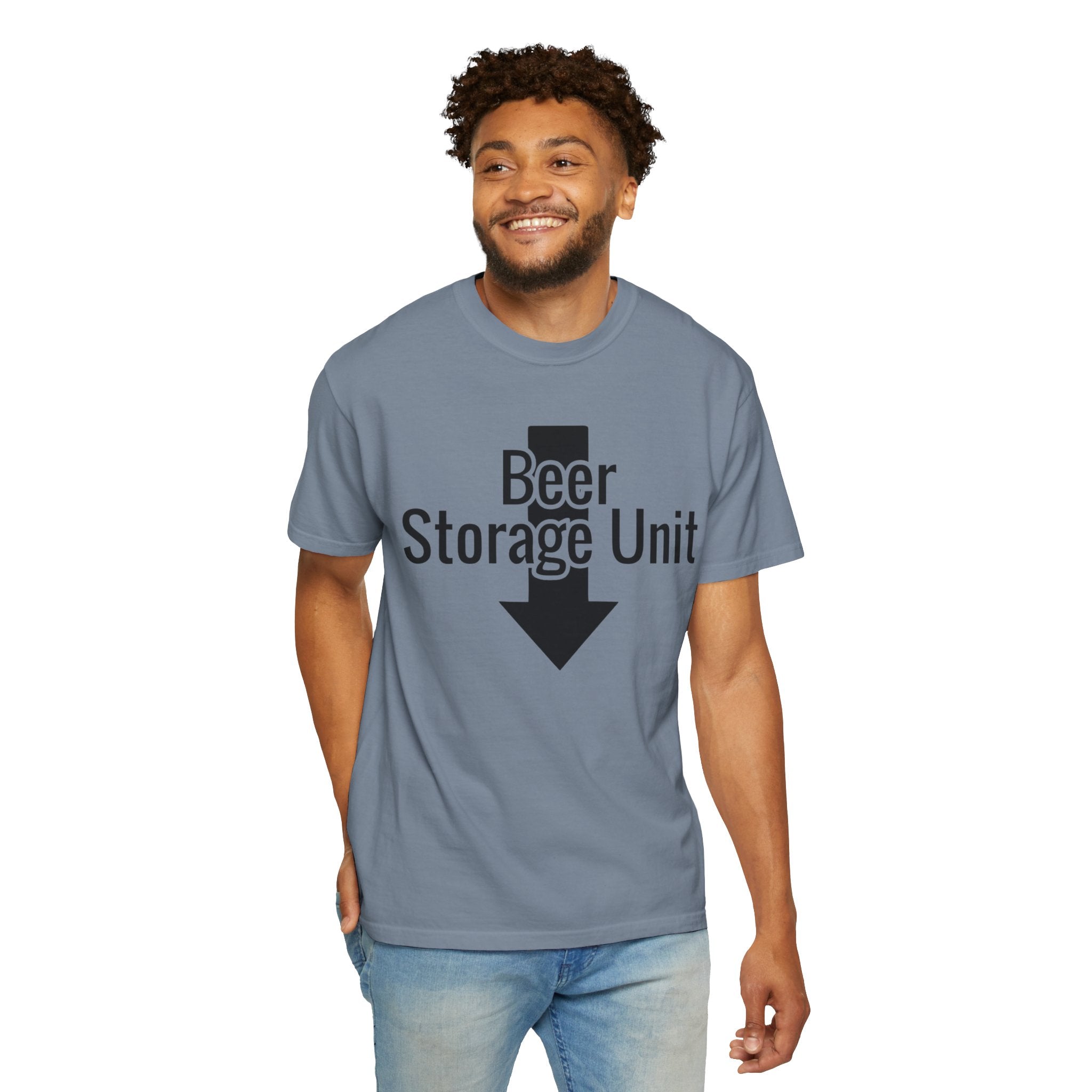 "Beer Storage Unit" Unisex Garment-Dyed T-shirt