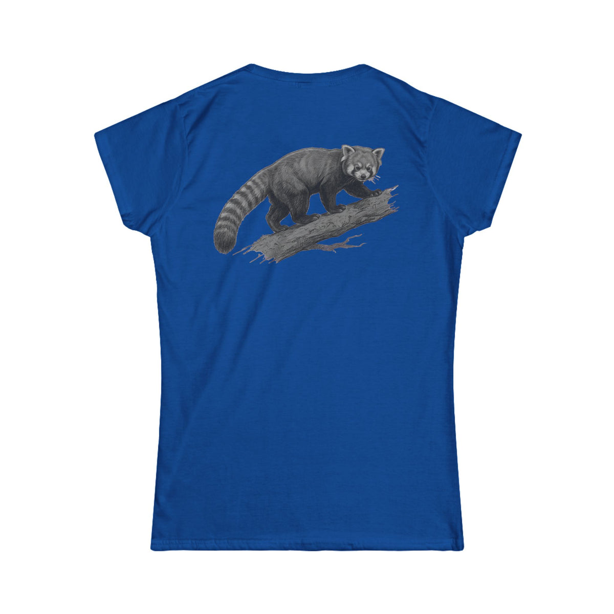 "Pencil Sketch Art Red Panda" Women's Tee