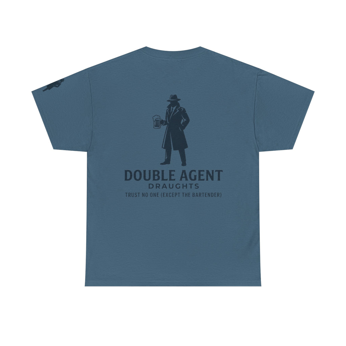 Color: Indigo Blue | Double Agent Draughts Premium Graphic Tee