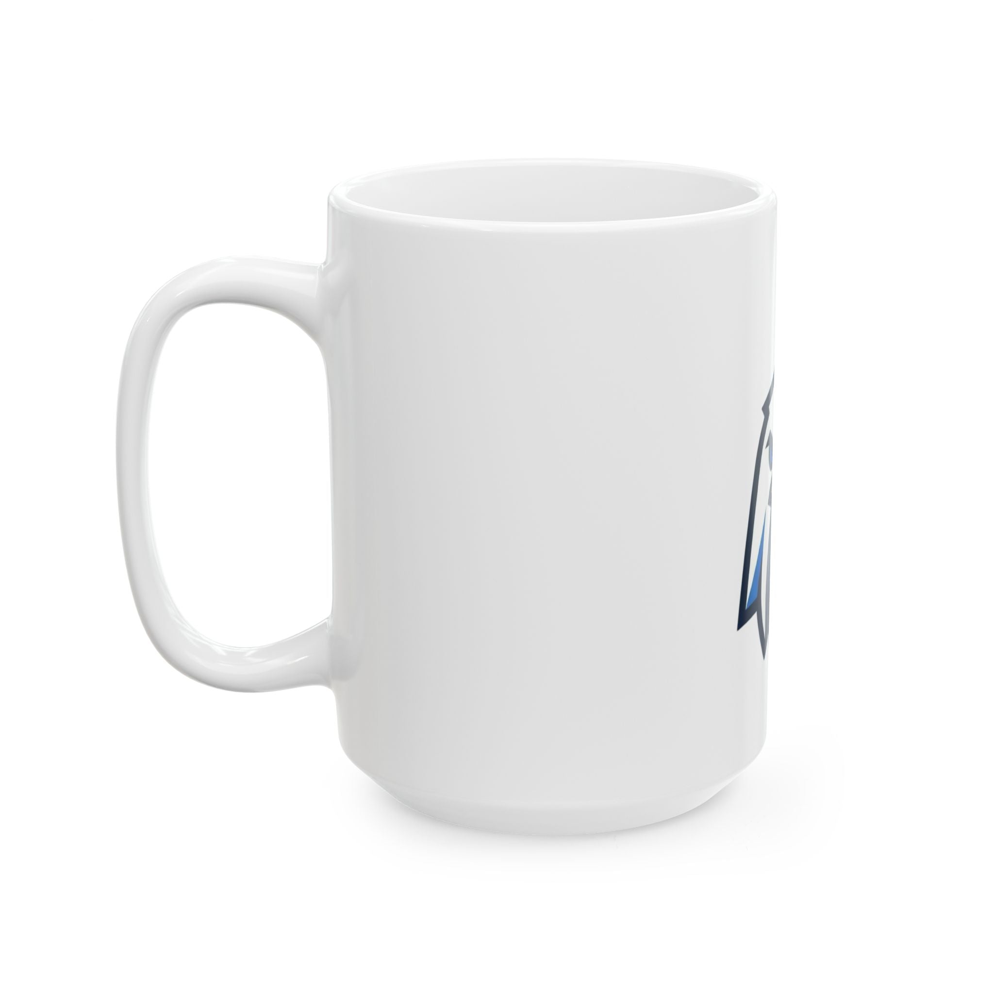 "April Legend" White Ceramic Mug — Graphic