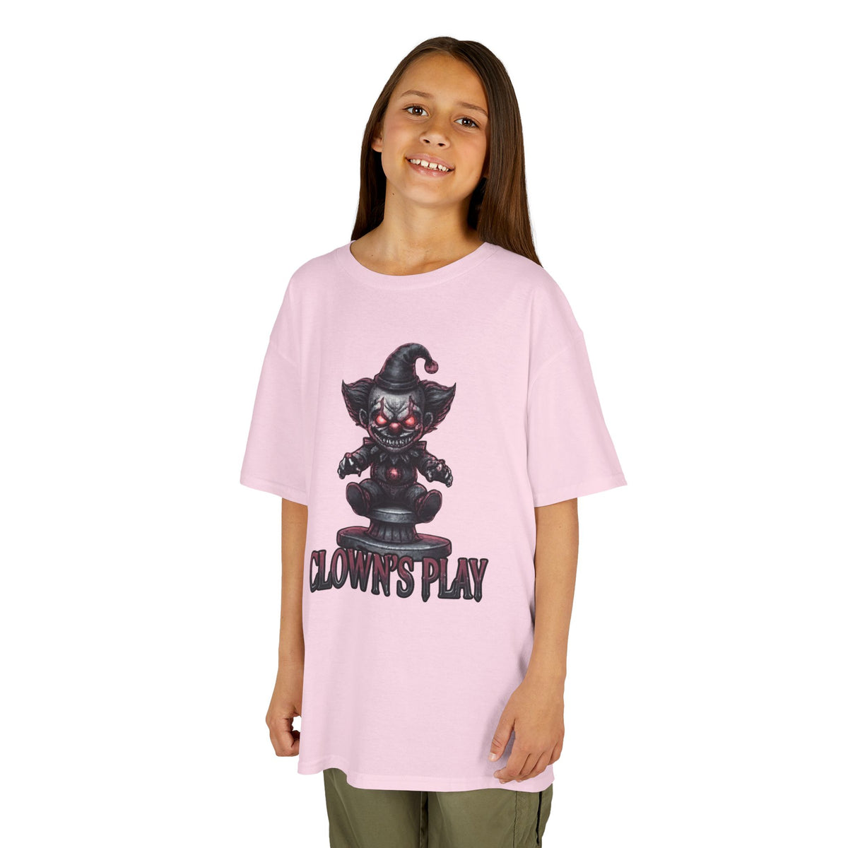 Color: Light Pink | Clown Play Kids Tee