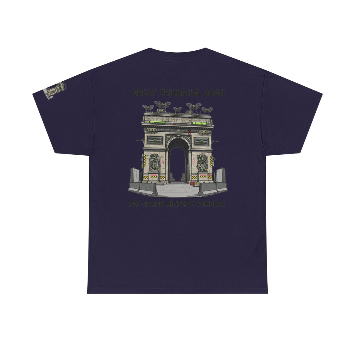Color: Blackberry | Top Grade Military Complex Premium Graphic Tee
