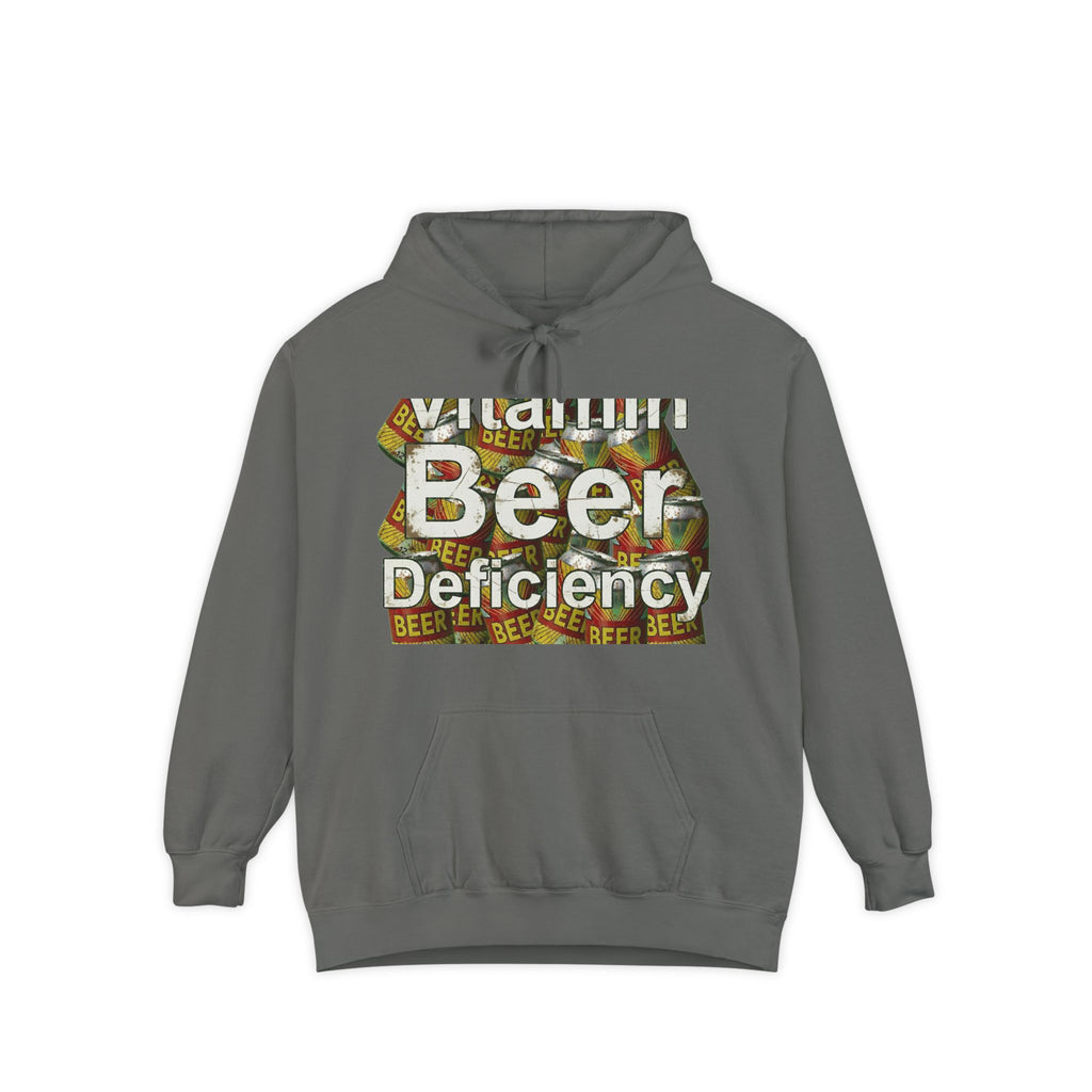 Vitamin Beer: My Daily Dose | Garment-Dyed Hoodie — AttitudeShirts