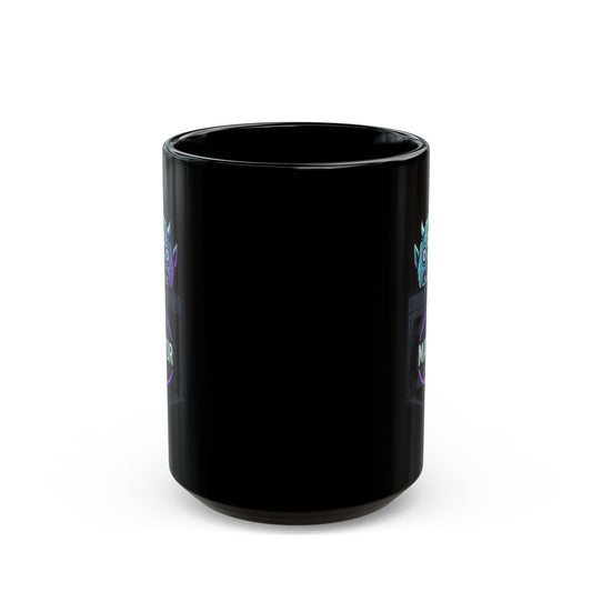 "Mayor Of Halloweentown" Black Ceramic Mug — Graphic