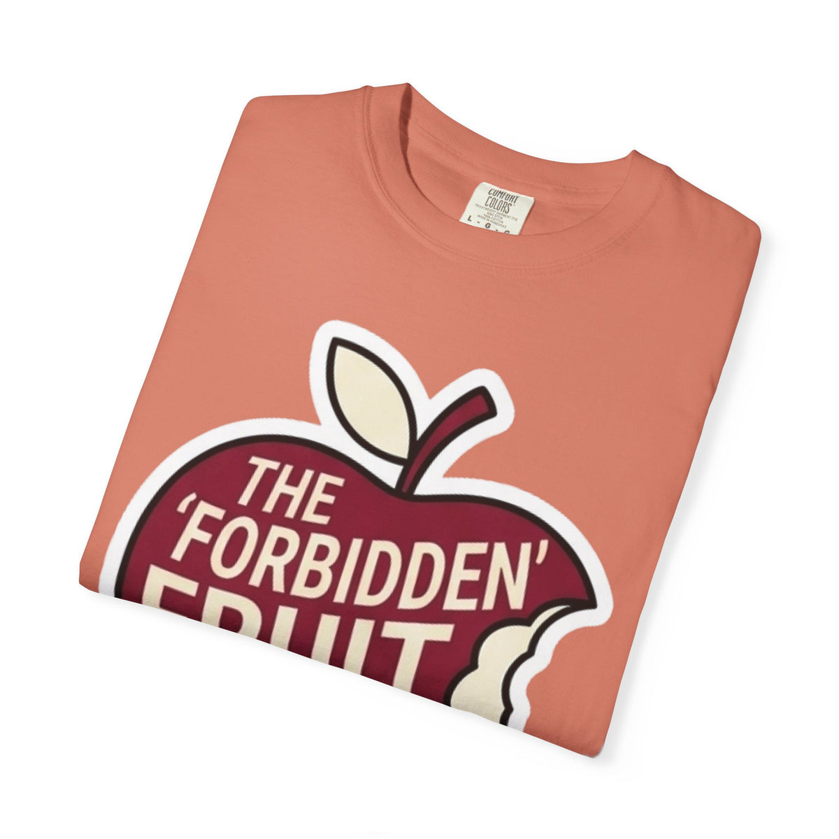 "Good Book Series Forbidden Fruit Tasted Better" Unisex Garment-Dyed Tee