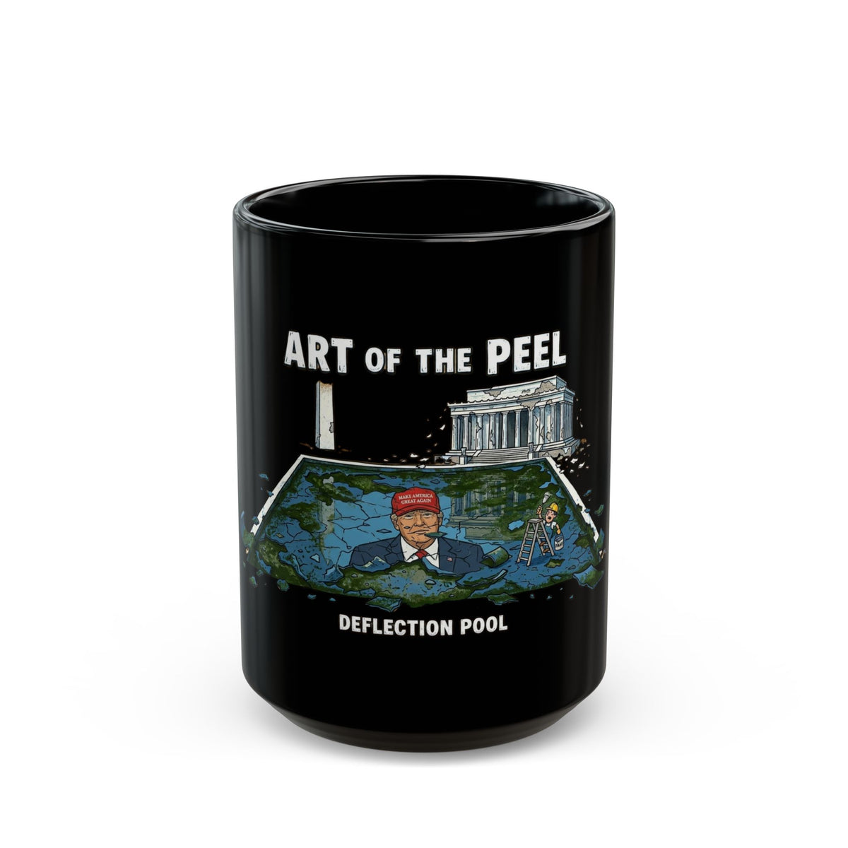 "Art of The Peel" Black Ceramic Mug