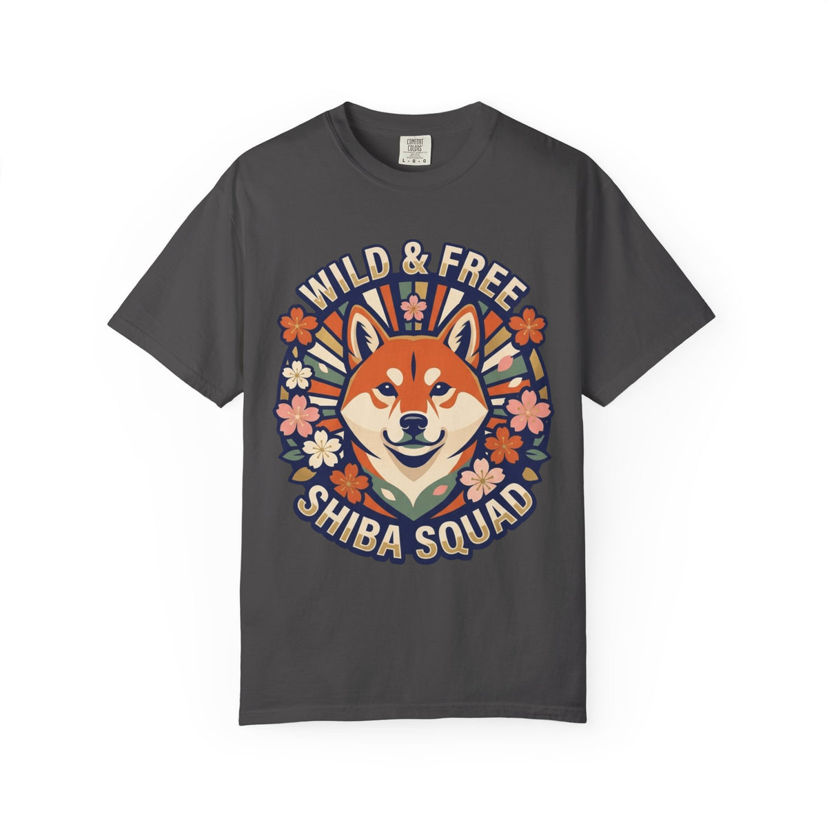 "Shiba Squad" Unisex Garment-Dyed Tee