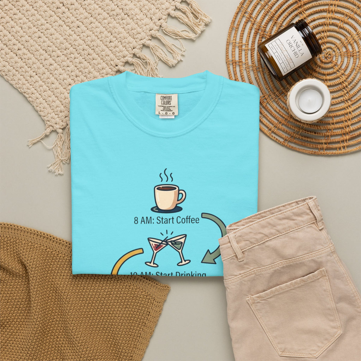 Thanksgiving Regrets Unisex Garment-Dyed Tee