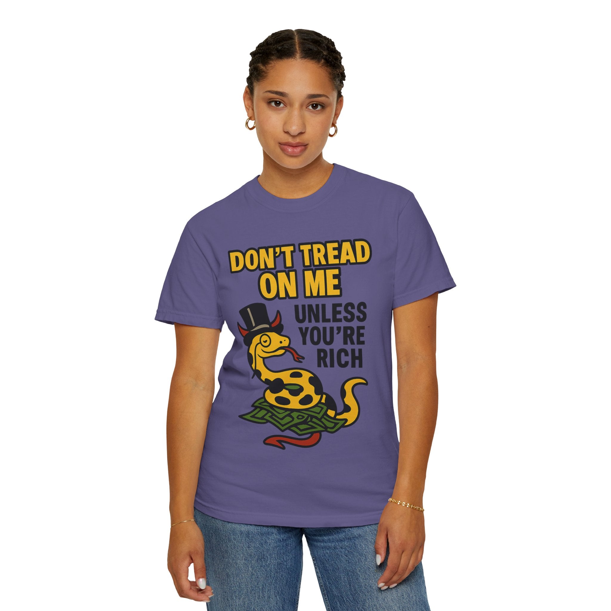 "Don't Tread On Me" Unisex Garment-Dyed T-shirt