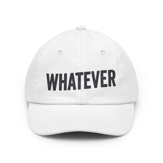 Color: White | Fa La La La Fine Whatever Dad Hat — Graphic