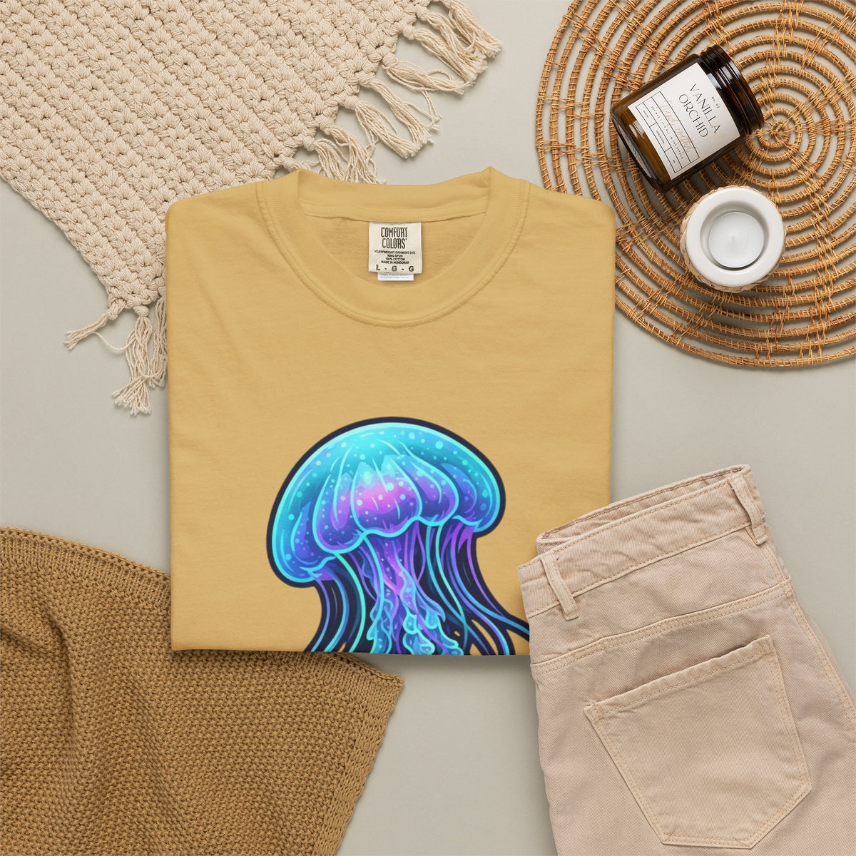 "Jelly Credible" Unisex Garment-Dyed Tee