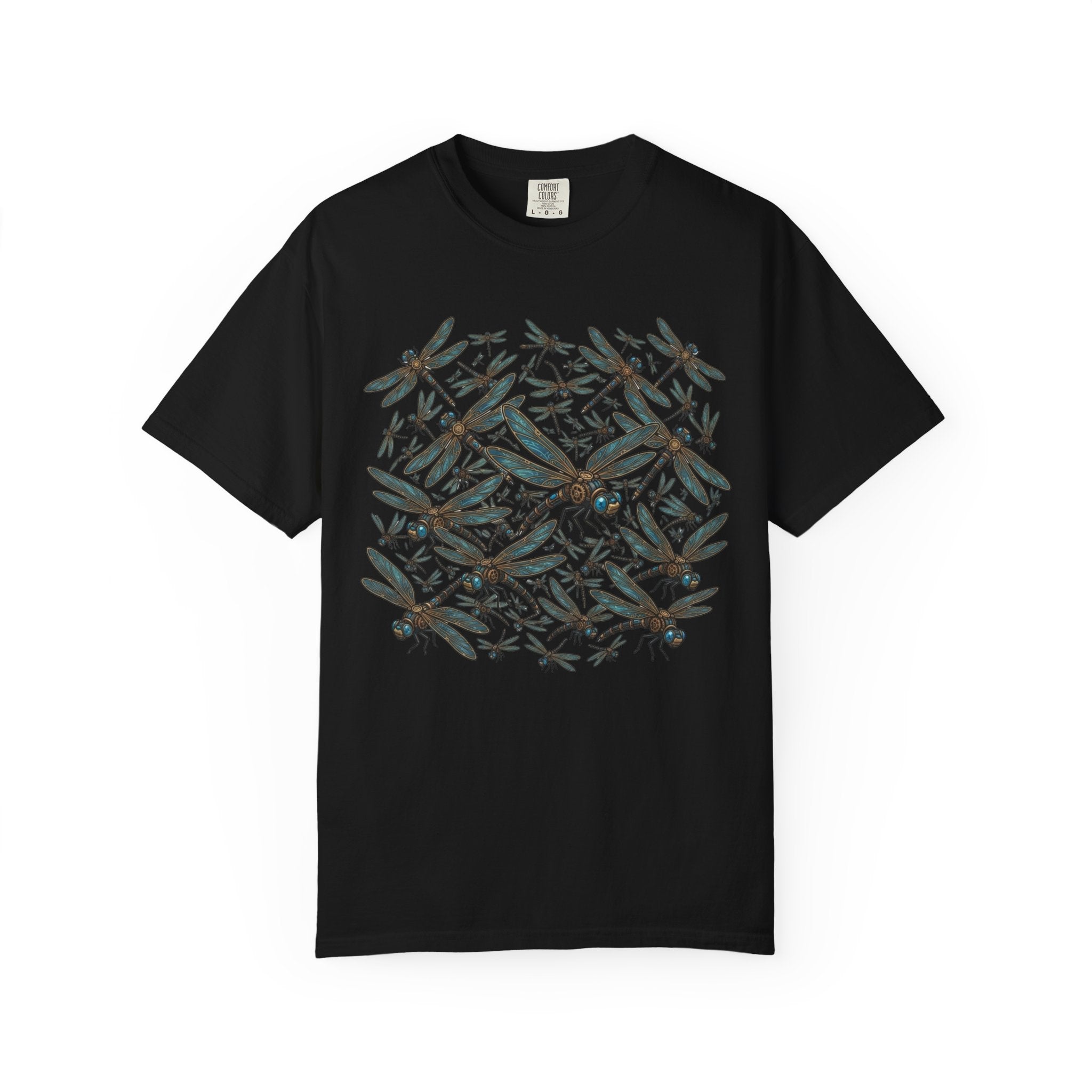 "Dragonfly Swarm" Unisex Garment-Dyed Tee