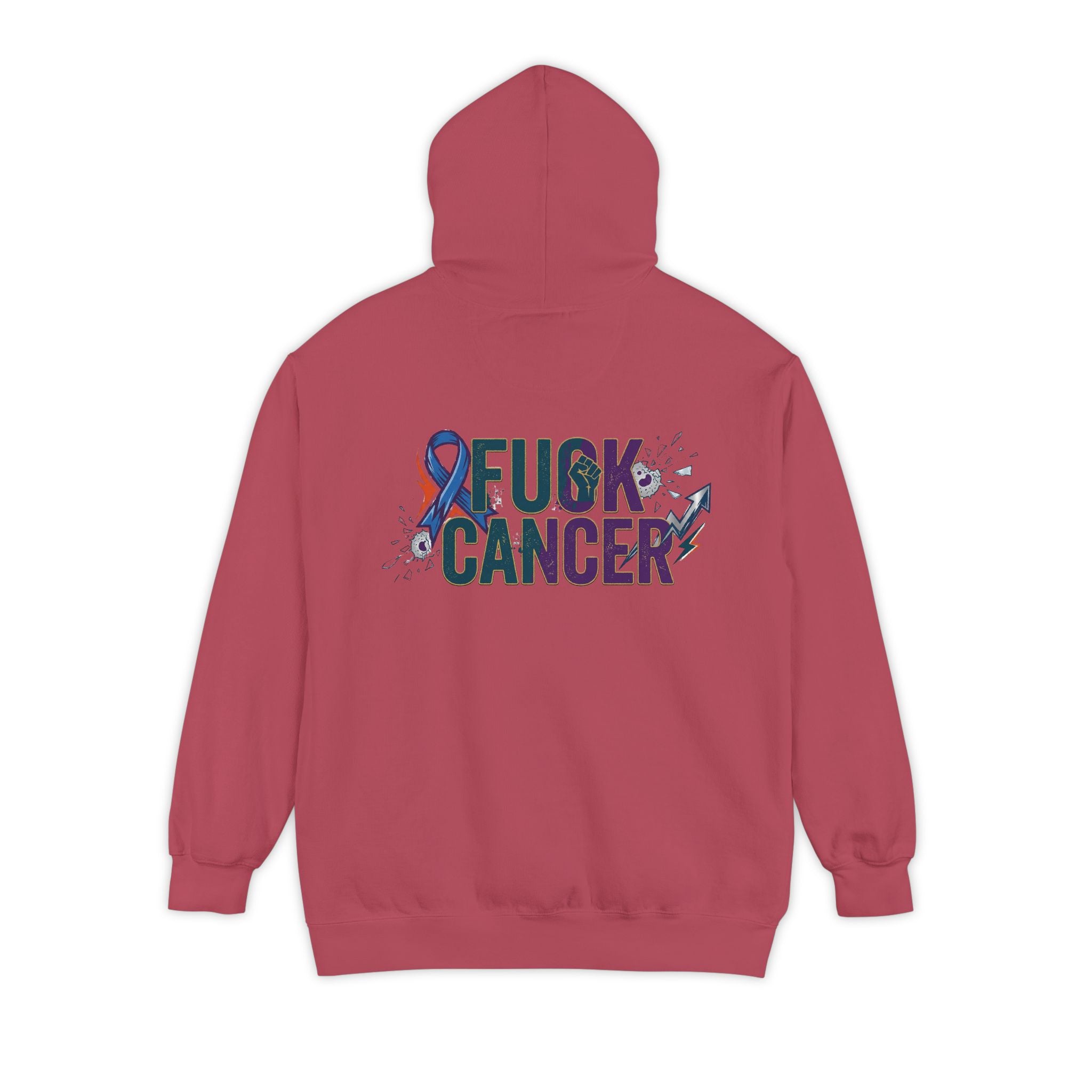 "Fuck Cancer" Garment-Dyed Hoodie