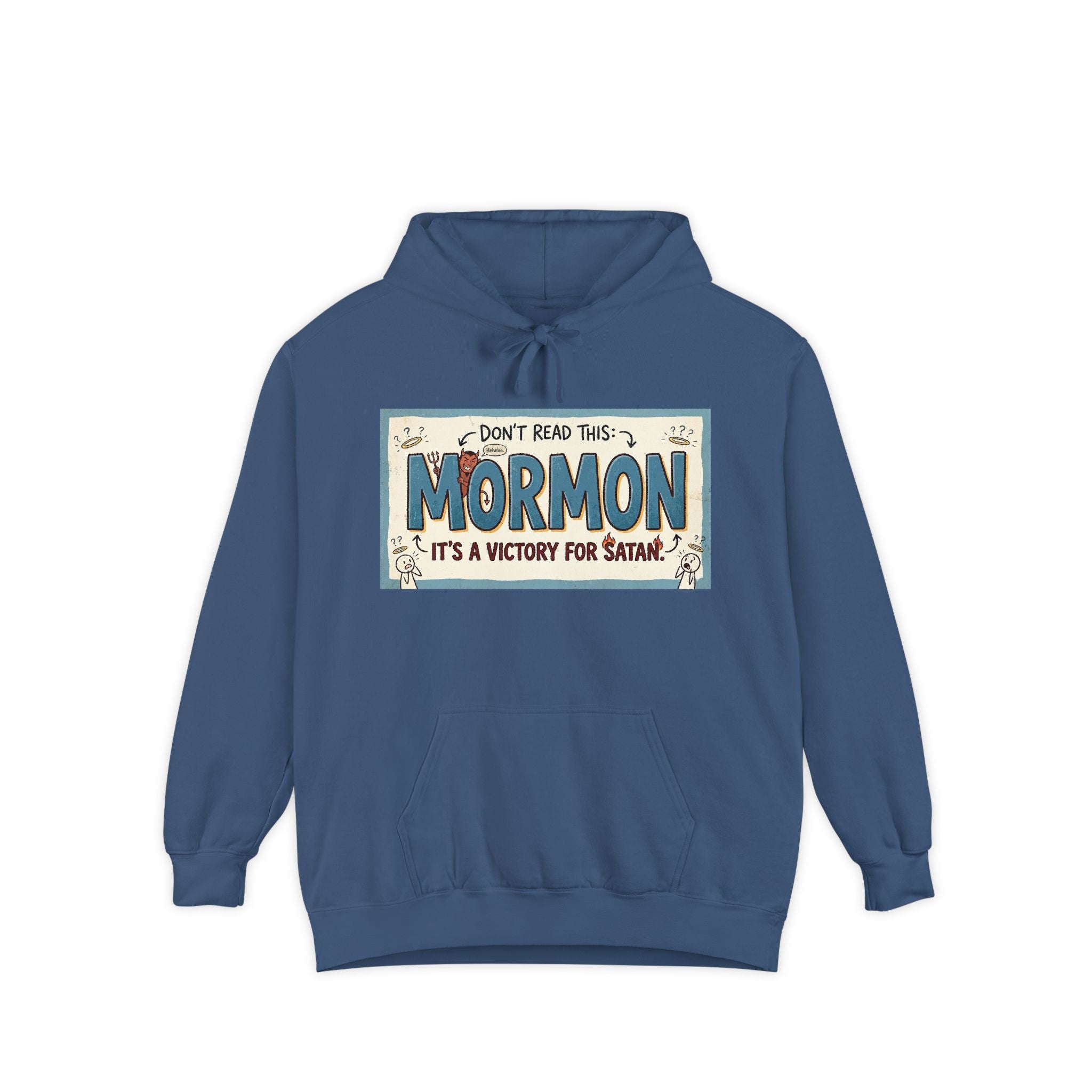 Devil's Dictionary: Mormon Edition | Garment-Dyed Hoodie — AttitudeShirts