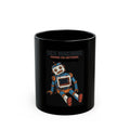 "Sex Machine" Black Ceramic Mug