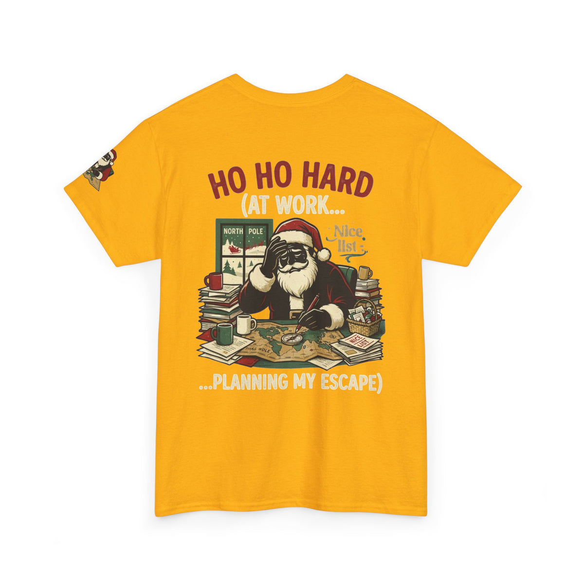 "Ho Ho Hard At Work" Premium Graphic Tee
