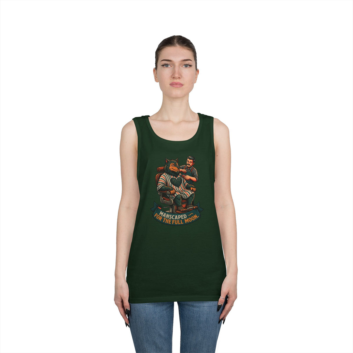 "Manscaped for the Full Moon" Tank Top