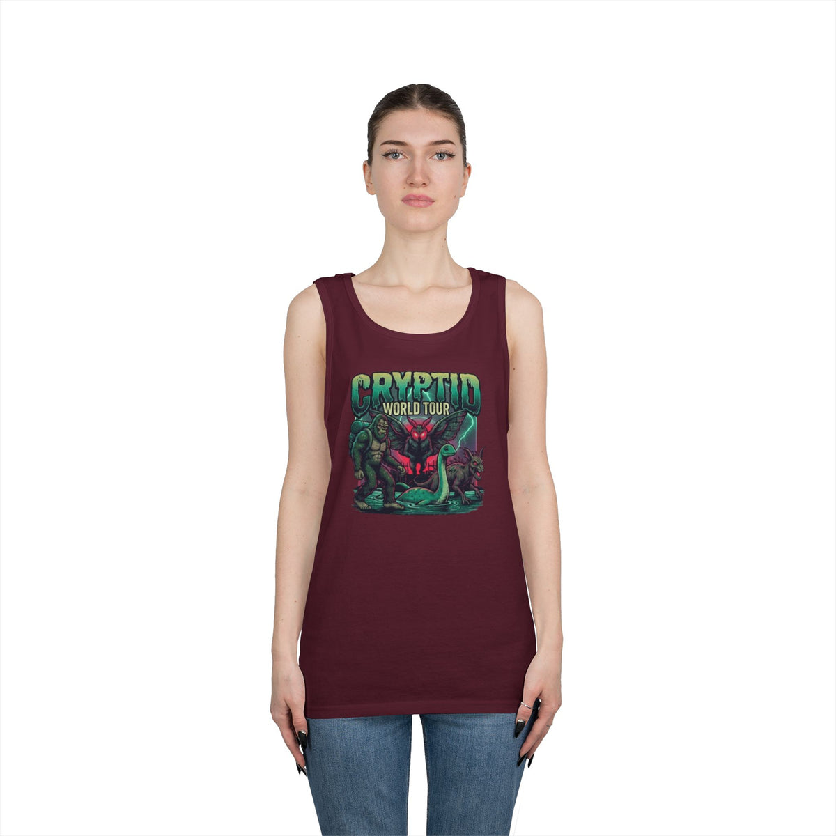"Puzizia (Global-Cryptid Mashup) Cryptid World Tour" Tank Top