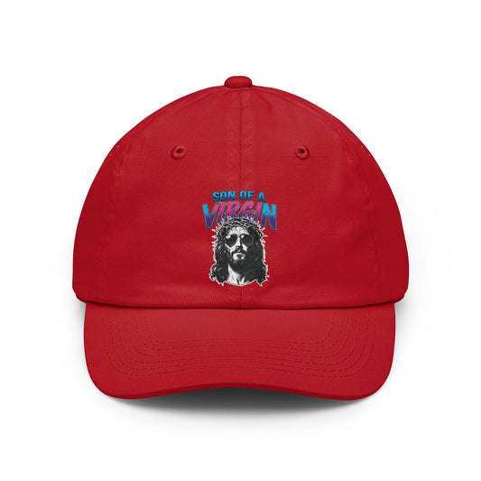 Color: Red | Good Book Series - Son of A Virgin Dad Hat