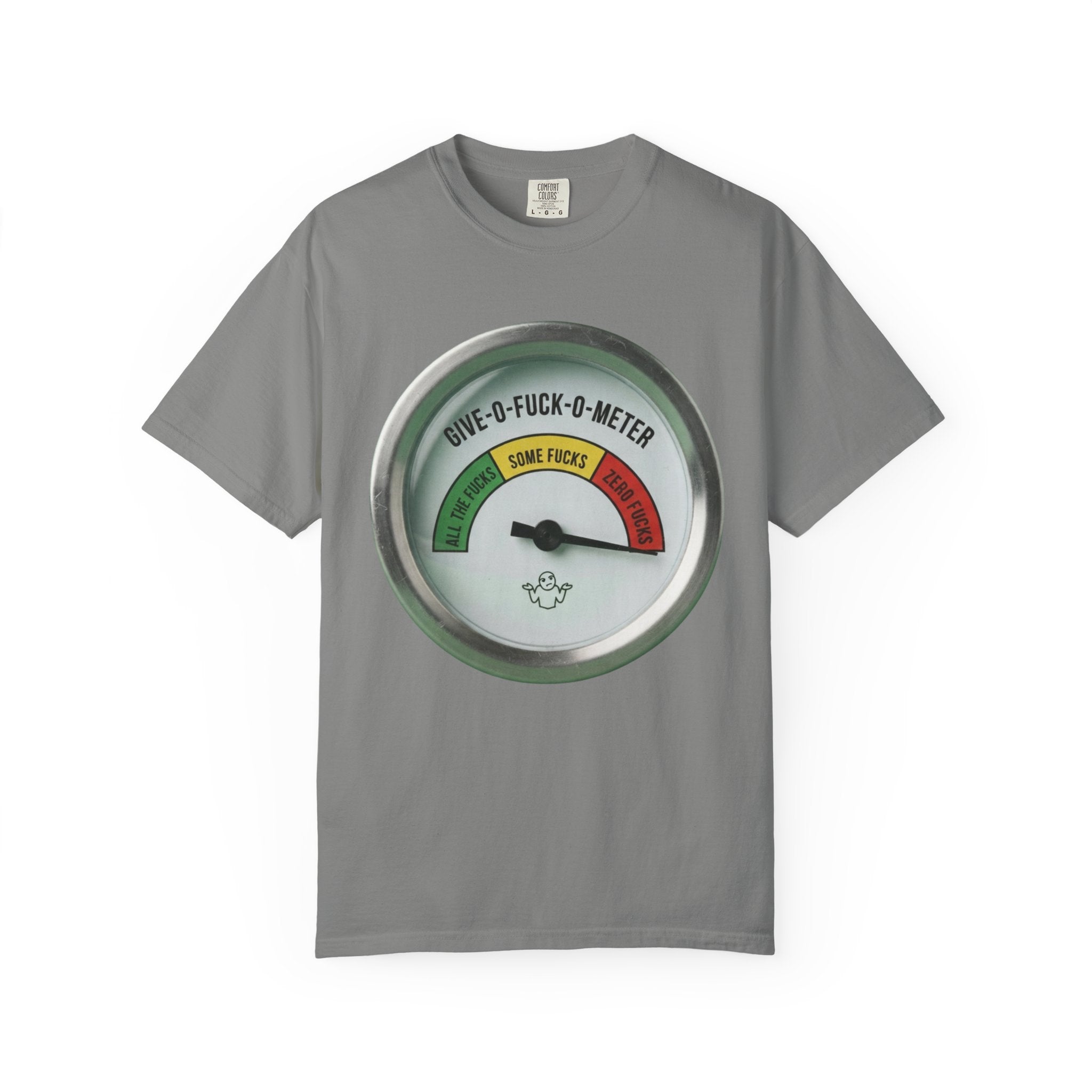 "Fuck-O-Meter" Unisex Garment-Dyed Tee