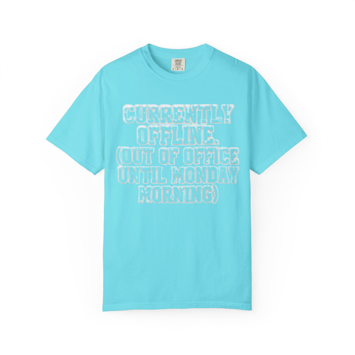 Color: Lagoon Blue | Currently Offline Unisex Garment-Dyed Tee