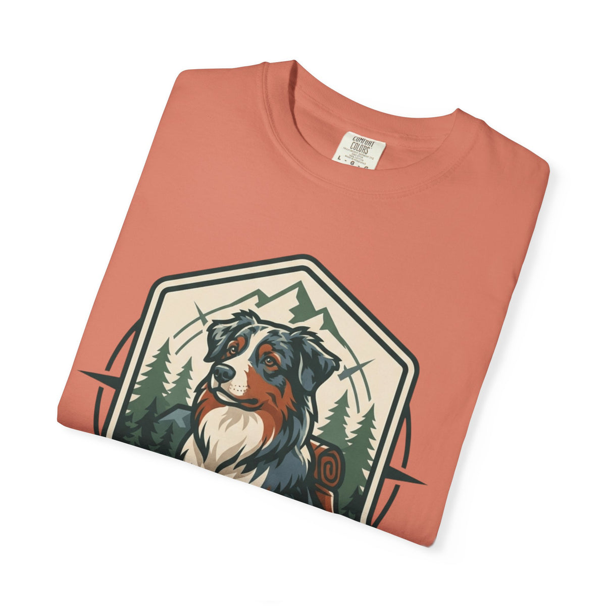 "Australian Sheperd" Unisex Garment-Dyed Tee
