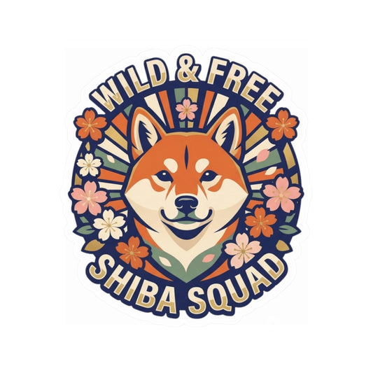 "Shiba Squad" Sticker — Main