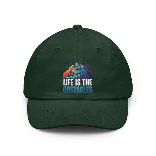 Color: Forest Green | Life Is The Obstacles Dad Hat