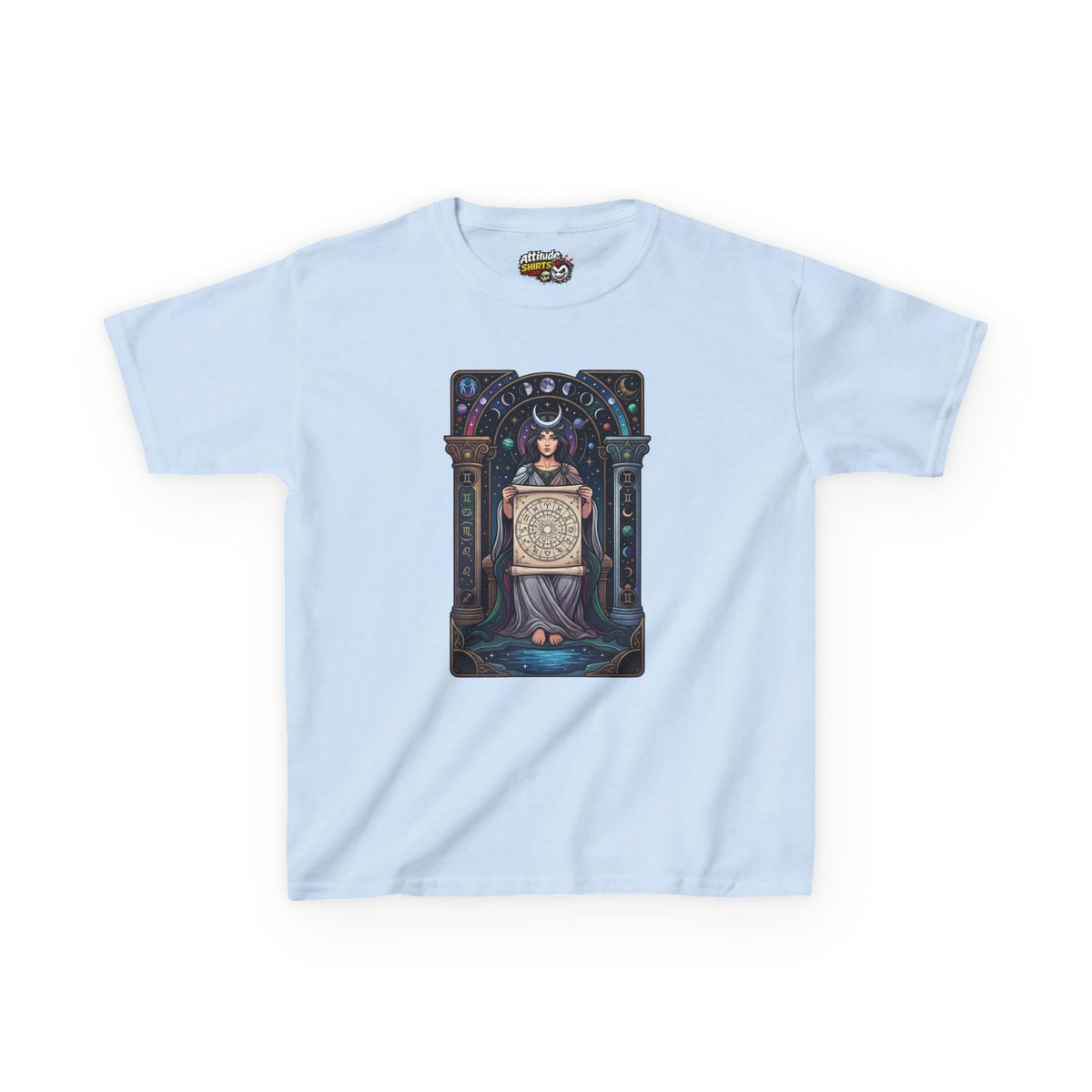 "The Cosmic Tarot (High Priestess)" Kids Tee