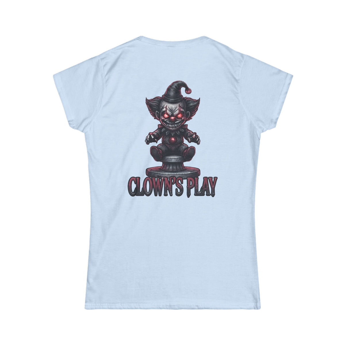 Color: Light Blue | Clown Play Women's Tee