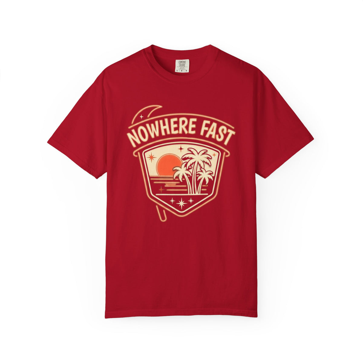 "Nowhere Fast" Unisex Garment-Dyed Tee