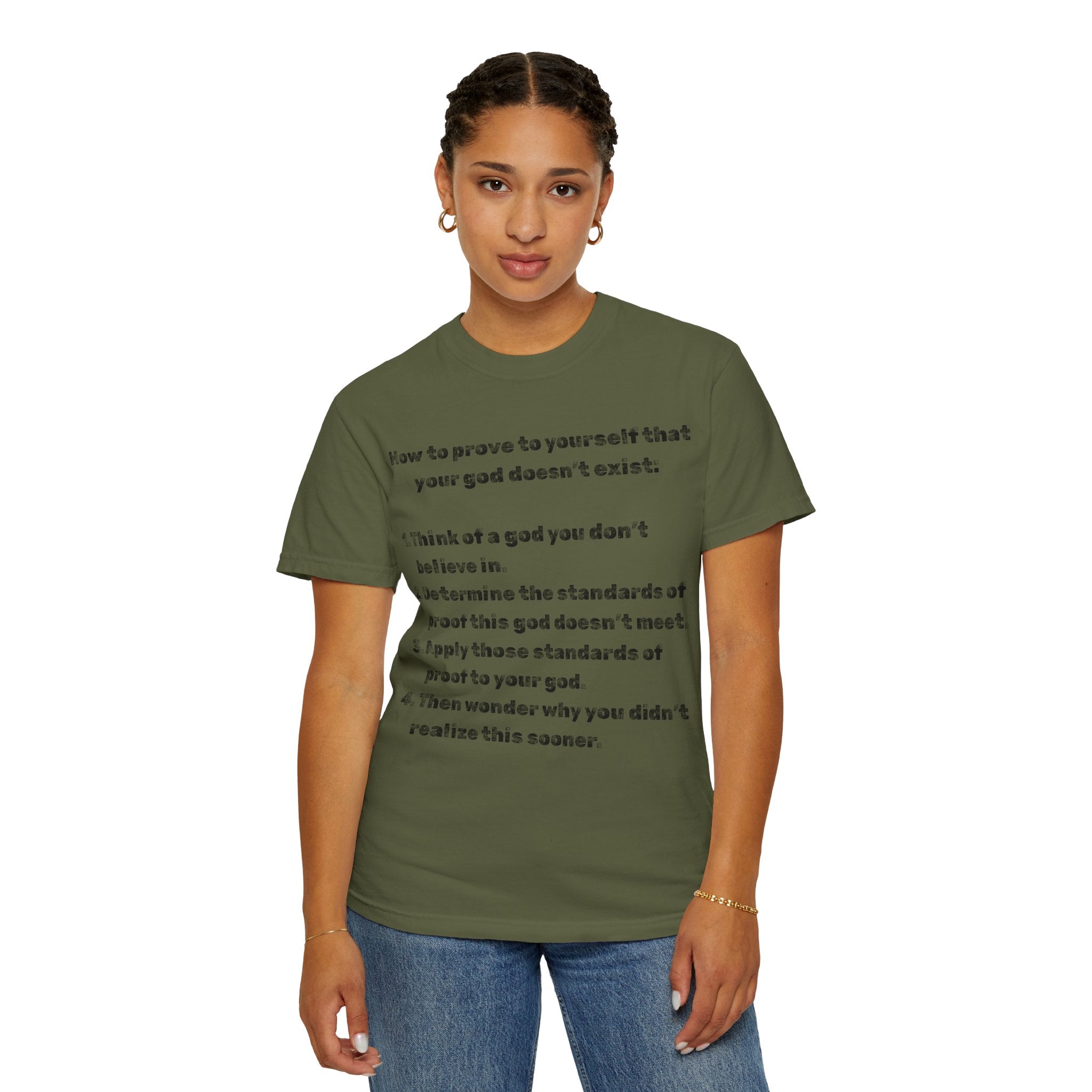 "Divine Double Standard" Unisex Garment-Dyed T-shirt