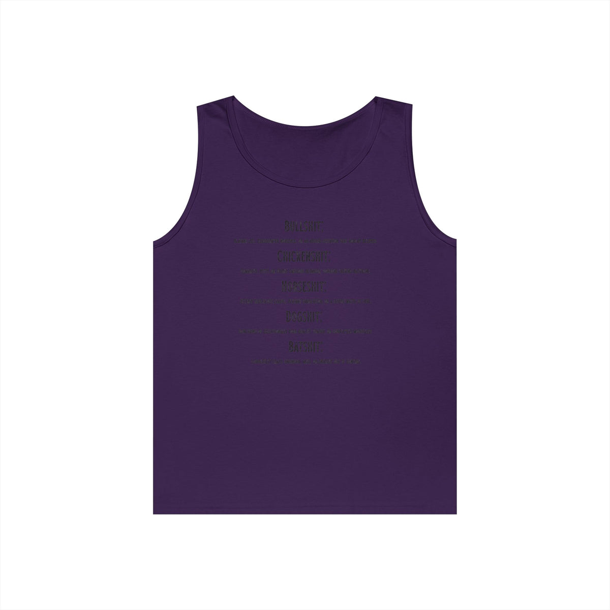 "Types of Shit" Tank Top