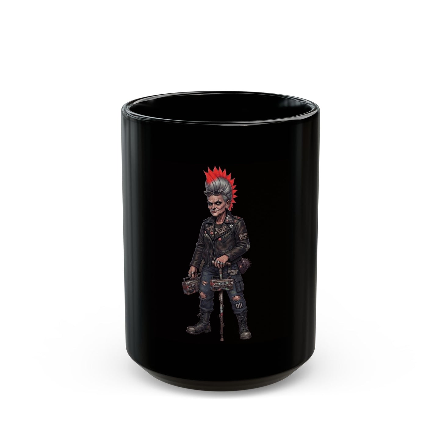 "Roxie" Black Ceramic Mug