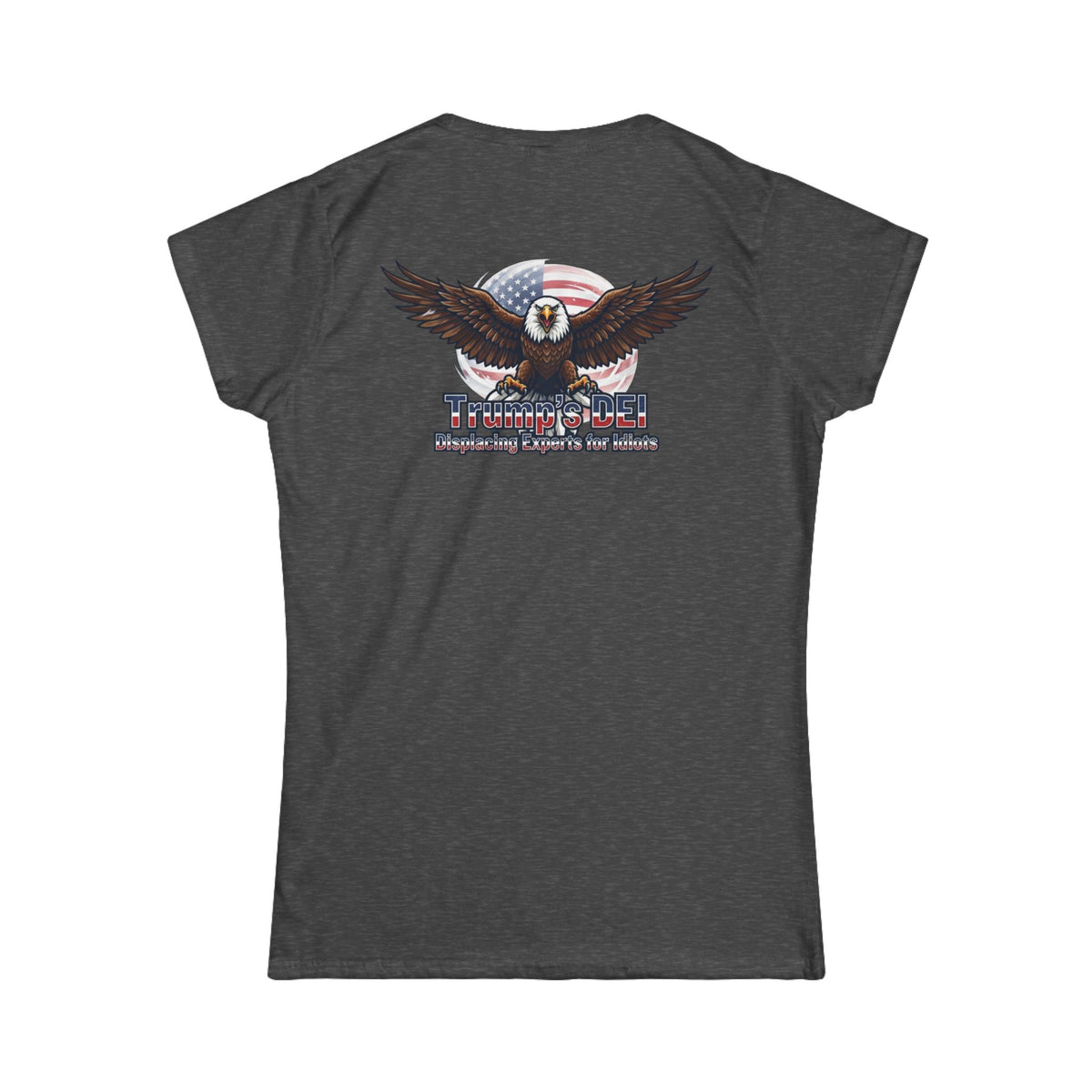 Color: Dark Heather | Trumps DEI Women's Tee