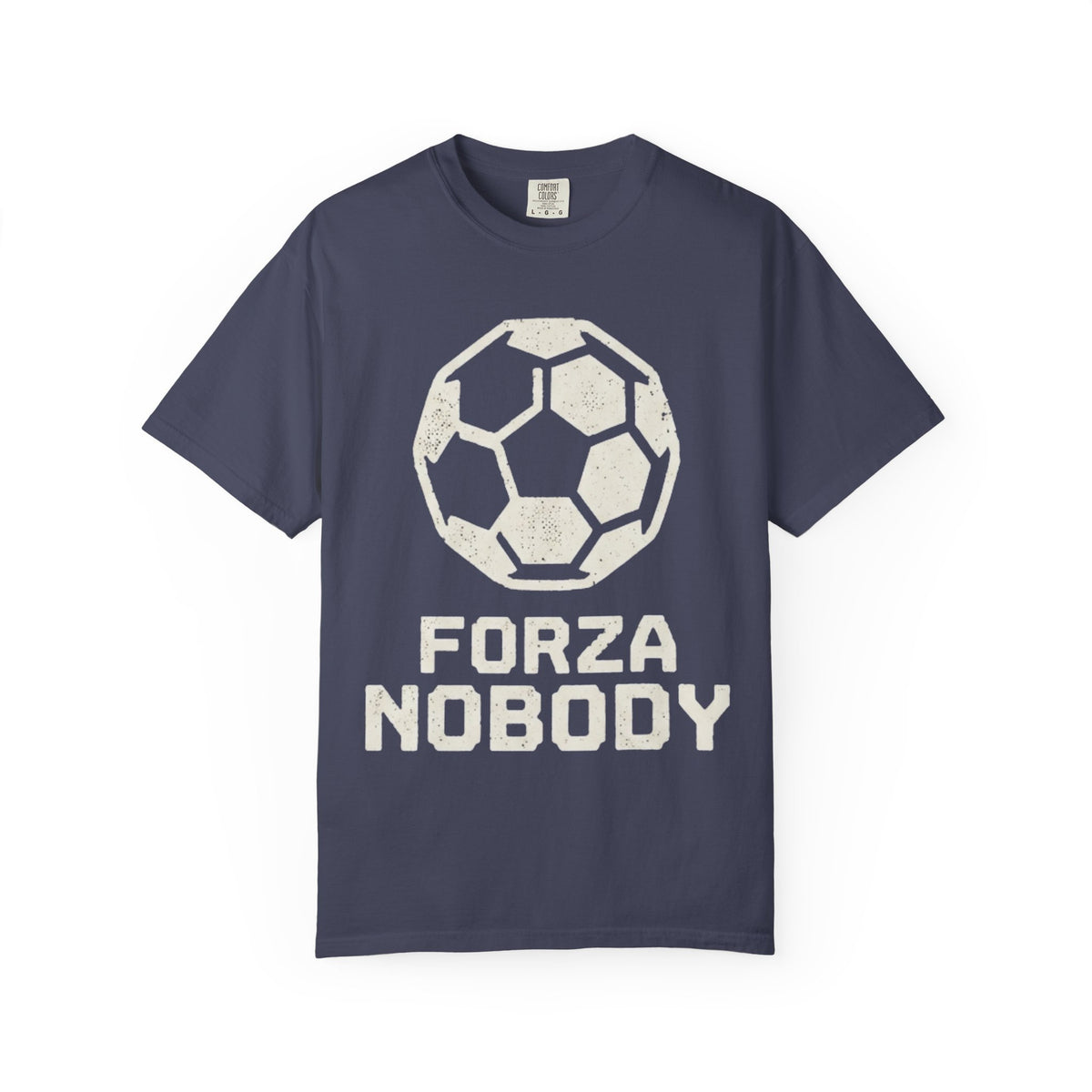 Color: Denim | Forza Nobody Unisex Garment-Dyed Tee