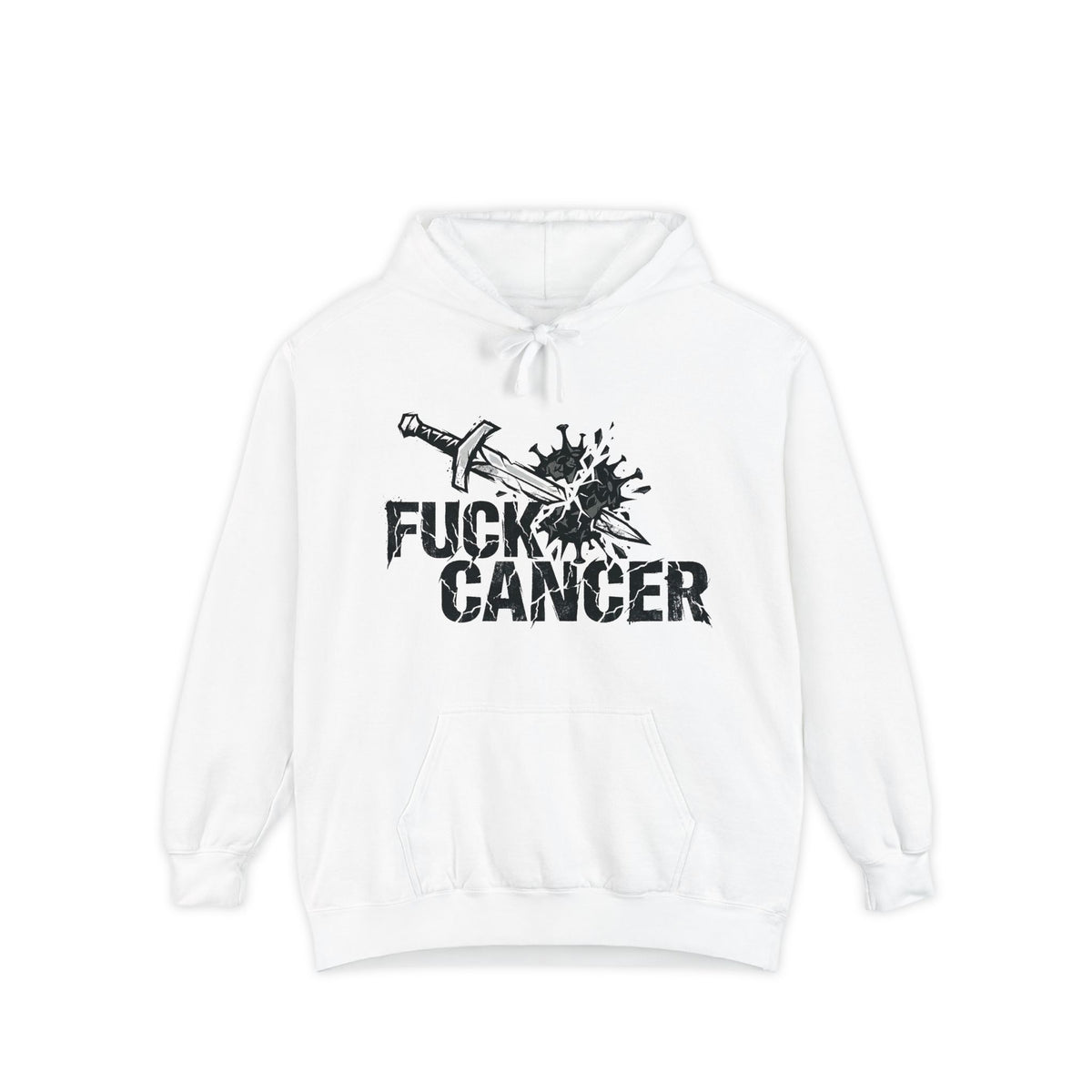 Color: White | Battle Mode Activated | Garment-Dyed Hoodie — AttitudeShirts
