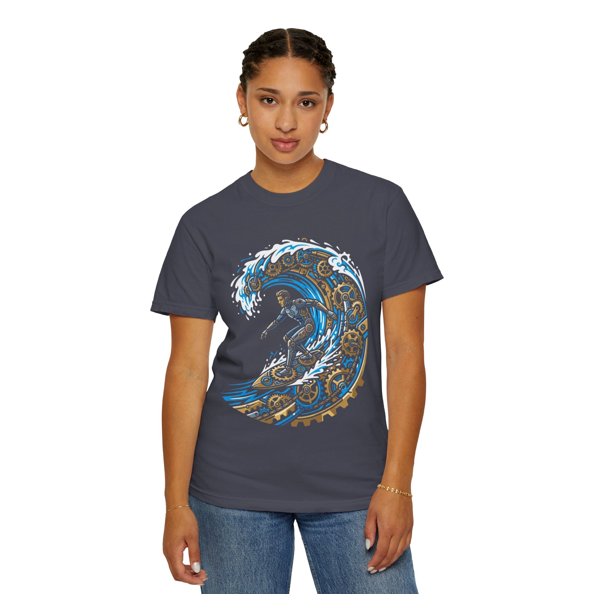 "Time Surfer" Unisex Garment-Dyed Tee