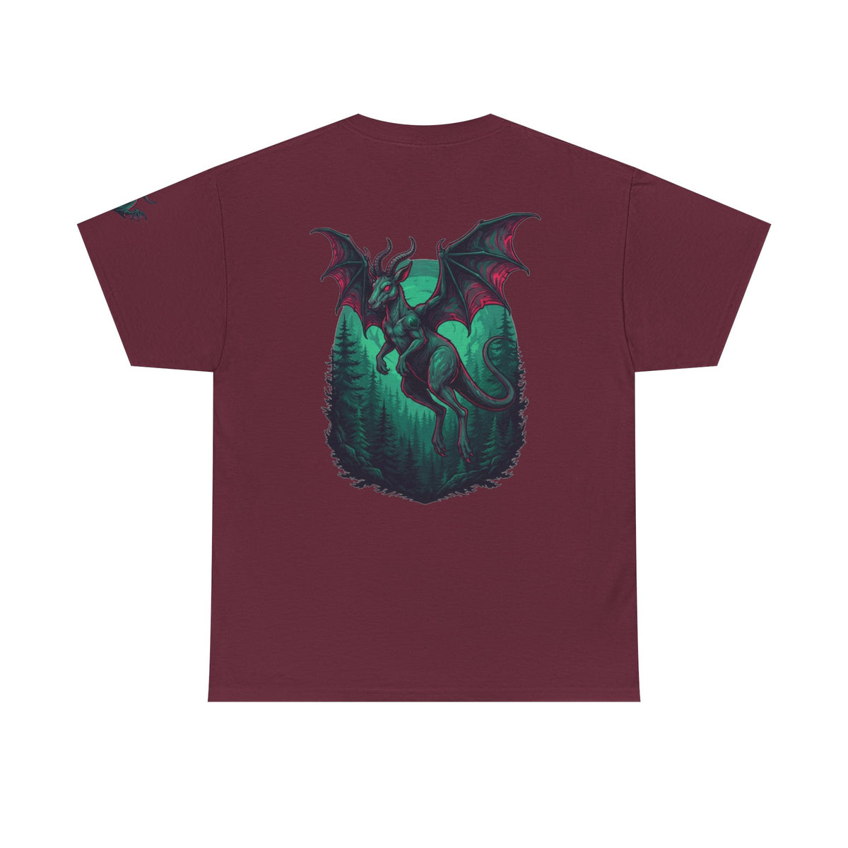 Color: Maroon | The Jersey Devil (New Jersey, USA) Premium Graphic Tee