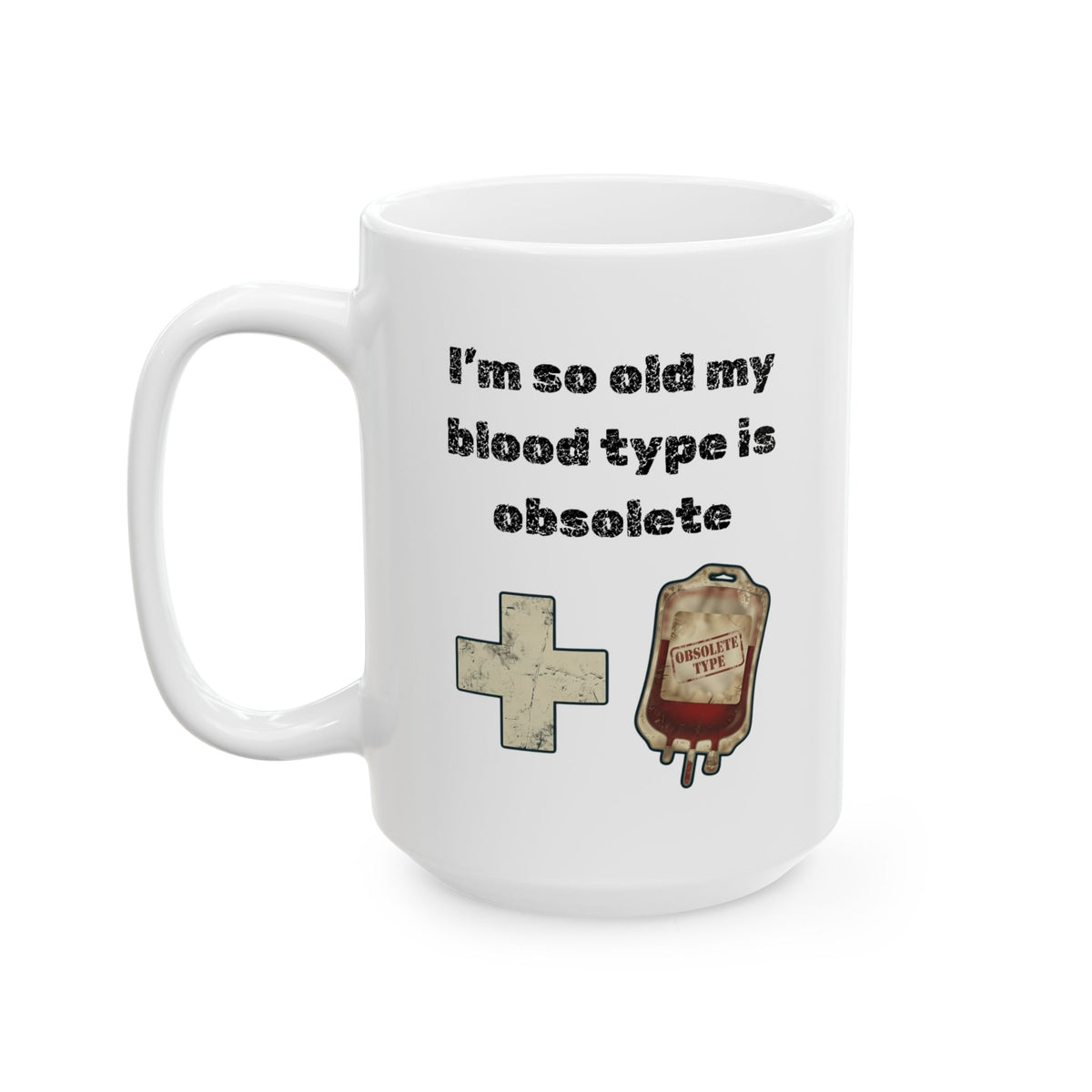 "Blood Type" White Ceramic Mug